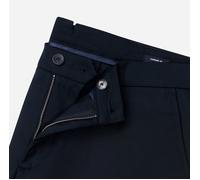 Chinohose OLYMP "SILVAN", Herren, Gr. 34, Länge 34, marine, Web, Obermaterial: 64% Polyester, 34% Viskose, 2% Elasthan, unifarben, tapered fit lang, Hosen Chinohose (25335547-34) marine