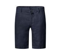 Chinohose PIERRE CARDIN "Pierre Cardin Shorts Strasbourg", Herren, Gr. 34, N-Gr, blau (salute), Obermaterial: 55% Leinen LI. 45% Baumwolle CO., uni, regular fit, Hosen Chinohose, im regular fit (37198