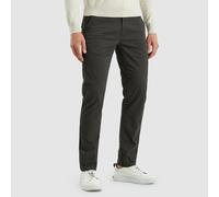 Chinohose PME LEGEND "TWIN WASP CHINO LEFT HAND STRETCH TWILL", Herren, Gr. 34, Länge 34, grau (forged iron), Canvas, Obermaterial: 97% Baumwolle, 3% Elasthan, unifarben, regular fit knöchellang, Hose