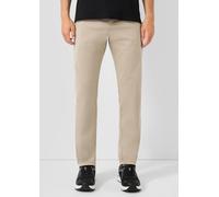 Chinohose QS, Herren, Gr. 34, Länge 32, beige, Web, Obermaterial: 98% Baumwolle, 2% Elasthan, unifarben, regular fit knöchellang, Hosen Chinohose, mit Stretchanteil (62397835-34)