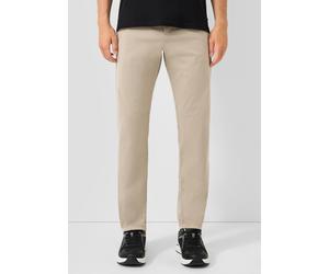 Chinohose QS, Herren, Gr. 36, Länge 34, beige, Web, Obermaterial: 98% Baumwolle, 2% Elasthan, unifarben, regular fit knöchellang, Hosen Chinohose, mit Stretchanteil (37914630-36) beige