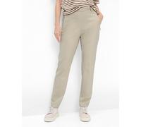 Chinohose RAPHAELA BY BRAX "Style CILLY", Damen, Gr. 46, Normalgrößen, ecru, 53% Baumwolle, 38% Polyamid, 9% Elasthan, Hosen Chinohose (73963867-46) ecru