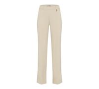 Chinohose RAPHAELA BY BRAX "Style DamenpulloverTH FLARED", Damen, Gr. 40, Normalgrößen, ecru, 53% Baumwolle, 38% Polyamid, 9% Elasthan, Hosen Chinohose (37435952-40) ecru