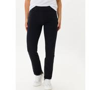 Chinohose RAPHAELA BY BRAX "Style PAMINA", Damen, Gr. 36, Normalgrößen, blau (navy), Web, 46% Baumwolle, 39% Lyocell, 12% Elastomultiester, 3% Elasthan, Hosen (77236540-36) navy