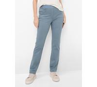 Chinohose RAPHAELA BY BRAX "Style PAMINA FUN", Damen, Gr. 36, Normalgrößen, graublau, Web, 86% Baumwolle, 10% Elastomultiester, 4% Elasthan, slim fit, Hosen Chinohose (79563031-36) graublau