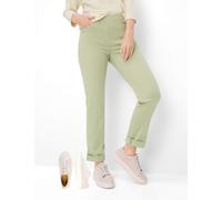 Raphaela by Brax Damen Schlupfhose Style PAMINA FUN GREEN TEA, grün, Gr. 44