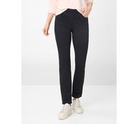 Chinohose RAPHAELA BY BRAX "Style PAMINA FUN", Damen, Gr. 46K (23), Kurzgrößen, navy, Web, 86% Baumwolle, 10% Elastomultiester, 4% Elasthan, slim fit, Hosen Chinohose (58137058-23) navy