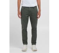 Chinohose REPLAY "Benni Regular Slim", Herren, Gr. 32, Länge 32, grün (military grün), Web, Obermaterial: 91% Baumwolle, 6% Elastomultiester, 3% Elasthan, regular fit lang, Hosen Chinohose (37610006-3