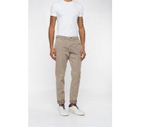 Chinohose REPLAY "Benni Regular Slim", Herren, Gr. 34, Länge 32, beige (sand), Web, Obermaterial: 91% Baumwolle, 6% Elastomultiester, 3% Elasthan, regular fit lang, Hosen Chinohose (74878757-34) sand