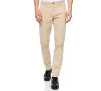 Chinohose RUSTY NEAL, Herren, Gr. 30, Länge 30, beige, 98% Baumwolle, 2% Elasthan, unifarben, lang, Hosen Chinohose, im Regular Fit (81829704-30) beige