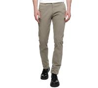 Chinohose RUSTY NEAL, Herren, Gr. 31, Länge 32, grün, 98% Baumwolle, 2% Elasthan, unifarben, lang, Hosen Chinohose, im Regular Fit (66165452-31) grün