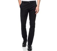 Chinohose RUSTY NEAL, Herren, Gr. 31, Länge 34, schwarz, 98% Baumwolle, 2% Elasthan, unifarben, lang, Hosen Chinohose, im Regular Fit (35832123-31) schwarz