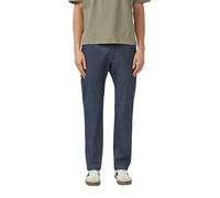 Chinohose S.OLIVER, Damen, Gr. 38, Länge 32, blau, Web, Obermaterial: 98% Baumwolle, 2% Elasthan, unifarben, normal lang, Hosen Chinohose, mit Stretch und elastichem Bund (64344736-38) blau