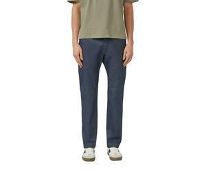 Chinohose S.OLIVER, Herren, Gr. 32, Länge 32, blau, Web, Obermaterial: 98% Baumwolle, 2% Elasthan, unifarben, normal lang, Hosen Chinohose, mit Stretch und elastichem Bund (64344736-32) blau
