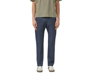 Chinohose S.OLIVER, Herren, Gr. 36, Länge 34, blau, Web, Obermaterial: 98% Baumwolle, 2% Elasthan, unifarben, normal lang, Hosen Chinohose, mit Stretch und elastichem Bund (47527519-36) blau
