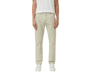 Chinohose S.OLIVER, Herren, Gr. M, N-Gr, bone beige, Web, Obermaterial: 98% Baumwolle, 2% Elasthan, unifarben, normal lang, Hosen Chinohose, mit Stretch (32916733-M) bone beige