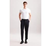 Chinohose SEIDENSTICKER, Herren, Gr. 50, Normalgrößen, grau, 97% Baumwolle, 3% Elasthan, unifarben, Hosen Chinohose (50620153-50) grau