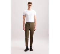 Chinohose SEIDENSTICKER, Herren, Gr. 50, Normalgrößen, olive, 97% Baumwolle, 3% Elasthan, unifarben, Hosen Chinohose (38901014-50) olive