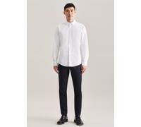 Chinohose SEIDENSTICKER "Schwarze Rose", Herren, Gr. 36/34, Normalgrößen, blau (dunkelblau), 97% Baumwolle, 3% Elasthan, unifarben, Hosen Chinohose (82193859-36) dunkelblau