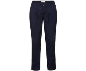 Chinohose SHEEGO, Damen, Gr. 100, Langgrößen, blau (marine), 97% Baumwolle, 3% Elasthan, unifarben, Hosen Chinohose (46063741-100) marine