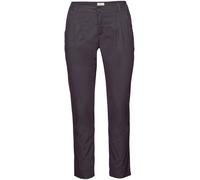 Chinohose SHEEGO, Damen, Gr. 25, Kurzgrößen, grau (dunkelgrau), 97% Baumwolle, 3% Elasthan, unifarben, Hosen Chinohose (64936466-25) dunkelgrau
