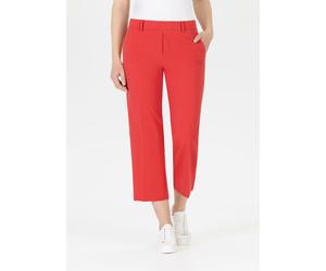 Chinohose STEHMANN "Fenja", Damen, Gr. 36, N-Gr, grenadine,2701, Web, Obermaterial: 50% Baumwolle, 42% Polyamid, 8% Elasthan, unifarben, regular fit ca. Mitte Wade, Hosen Chinohose, mit Bügelfalten (8
