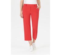 Chinohose STEHMANN "Fenja", Damen, Gr. 38, N-Gr, grenadine,2701, Web, Obermaterial: 50% Baumwolle, 42% Polyamid, 8% Elasthan, unifarben, regular fit ca. Mitte Wade, Hosen Chinohose, mit Bügelfalten (8