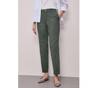 Chinohose STREET ONE, Damen, Gr. 32, Länge 28, cilantro grün, Web, 97% Baumwolle, 3% Elasthan, unifarben, comfort fit normal, Hosen Chinohose, soft (20969660-32) cilantro grün