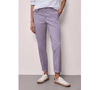 Street One Frauen Chino im Casual Fit in softer Qualität in Lila, Gr: 40