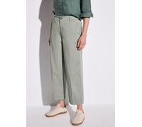 Chinohose STREET ONE, Damen, Gr. 40, Länge 28, grün (pastel grün), Web, 97% Baumwolle, 3% Elasthan, unifarben, straight fit normal, Hosen Chinohose, aus Baumwolle mit Stretchanteil (54741049-40) paste