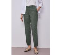 Chinohose STREET ONE, Damen, Gr. 42, Länge 30, cilantro grün, Web, Obermaterial: 97% Baumwolle, 3% Elasthan. Futter: 100% Polyester, unifarben, regular fit lang, Hosen Chinohose, aus Twillstoff (87020