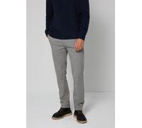 Chinohose STREET ONE MEN, Herren, Gr. 32, Länge 32, grau (steel grau), Web, 98% Baumwolle, 2% Elasthan, unifarben, normal normal, Hosen Chinohose, aus Baumwolle mit Stretchanteil (29472919-32) steel g