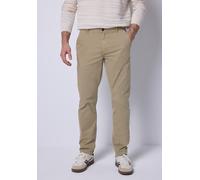 Chinohose STREET ONE MEN, Herren, Gr. 32, Länge 34, braun (almond braun), Web, 98% Baumwolle, 2% Elasthan, unifarben, normal normal, Hosen Chinohose, aus Baumwolle mit Stretchanteil (89375614-32) almo
