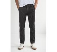 Chinohose STREET ONE MEN, Herren, Gr. 29, Länge 32, iron grau, Web, 98% Baumwolle, 2% Elasthan, unifarben, regular fit lang, Hosen Chinohose, mit Elastikbund (46038409-29) iron grau