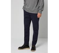 Chinohose STREET ONE MEN, Herren, Gr. 32, Länge 30, blau (night blau), Web, 98% Baumwolle, 2% Elasthan, unifarben, normal normal, Hosen Chinohose, aus Baumwolle mit Stretchanteil (94564232-32) night b