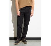 Chinohose STREET ONE MEN, Herren, Gr. 32, Länge 32, schwarz, Web, 97% Baumwolle, 3% Elasthan, unifarben, slim fit lang, Hosen Chinohose, 5-Pocket-Style (46493400-32) schwarz