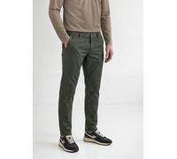 Chinohose STREET ONE MEN, Herren, Gr. 33, Länge 30, corroded grün, Web, 98% Baumwolle, 2% Elasthan, unifarben, regular fit lang, Hosen Chinohose, mit Elastikbund (43016359-33) corroded grün