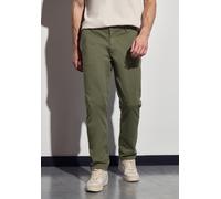 Chinohose STREET ONE MEN, Herren, Gr. 33, Länge 34, hunter grün, Web, 98% Baumwolle, 2% Elasthan, unifarben, regular fit lang, Hosen Chinohose, aus Baumwolle mit Stretchanteil (43103834-33) hunter grü