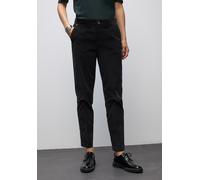 Street One Chinohose Velvet Damen Gr. 36 Länge 30 Schwarz Regular Fit mit Taschen 98% Baumwolle
