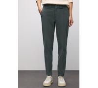 Chinohose STREET ONE, Damen, Gr. 38, Länge 30, balsam grün, 98% Baumwolle, 2% Elasthan, unifarben, comfort fit lang, Hosen, mit Elastikbund (17348121-38) balsam grün