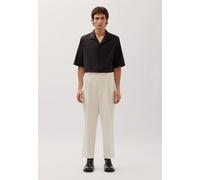 Chinohose STUDIO SEIDENSTICKER, Herren, Gr. 52, Normalgrößen, ecru, 98% Polyester 2% Elastan, unifarben, Hosen Chinohose (77591308-52) ecru