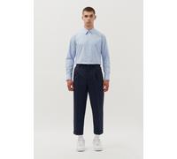 Chinohose STUDIO SEIDENSTICKER "Studio", Herren, Gr. 48, Normalgrößen, blau (navy), 60% Polyester, 25% Wolle, 15% Viskose, unifarben, Hosen Chinohose (32251257-48) navy