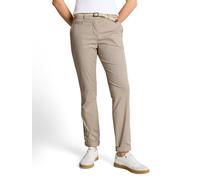 Tom Tailor - Slim Chino Hose mit Gürtel soft taupe grey - Gr. - 46/32