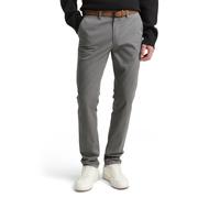 TOM TAILOR Denim Herren 1008253 Slim Fit Chino Hose Mit Gürtel, 10952 - Castlerock Grey, 32W / 32L EU
