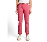 Chinohose TOM TAILOR "TOM TAILOR Chino", Damen, Gr. 46, Länge 32, rosa (cozy pink), Web, Obermaterial: 86% Baumwolle, 10% Polyester, 4% Elasthan. Futter: 100% Baumwolle, unifarben, schmal lang, Hosen 