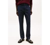 Chinohose TOMMY HILFIGER "BLEECKER BRUSHED MARL", Damen, Gr. 36, Länge 32, desert sky, Web, Obermaterial: 50% Baumwolle, 31% Polyester, 16% Viskose, 3% Elasthan, meliert, schmal normal, Hosen Chinohos