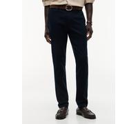 Chinohose TOMMY HILFIGER "BLEECKER OPEN STRUCTURE", Herren, Gr. 32, Länge 30, blau (desert sky), Web, Obermaterial: 98% Baumwolle, 2% Elasthan, unifarben, slim fit lang, Hosen Chinohose, aus Stretch-B