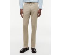 Chinohose TOMMY HILFIGER "BLEECKER OPEN STRUCTURE", Herren, Gr. 33, Länge 30, beige (batique khaki), Web, Obermaterial: 98% Baumwolle, 2% Elasthan, unifarben, slim fit lang, Hosen Chinohose, aus Stret