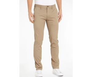 Chinohose TOMMY HILFIGER "Chino Bleecker 1985 PIMA CO", Herren, Gr. 30, Länge 36, beige, Twill, Obermaterial: 96% Baumwolle, 4% Elasthan, normal, Hosen Chinohose (25151125-30) beige