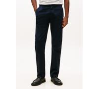 Chinohose TOMMY HILFIGER "Chino Denton 1985 PIMA CO" Gr. 32, Länge 36, blau (blue) Herren Hosen Business (22156669-32)